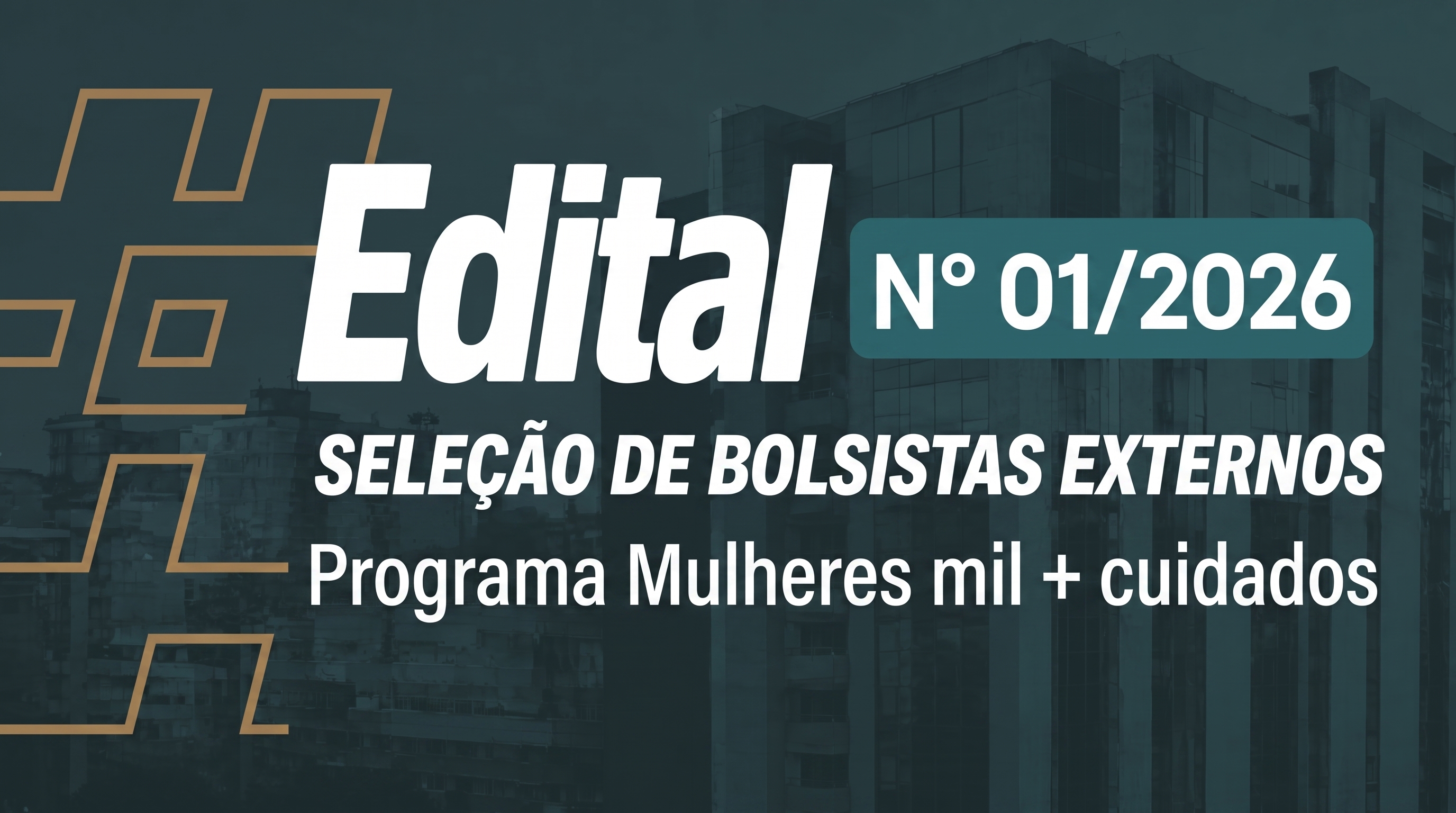 FAPIFMG abre seleção para bolsista externo no Projeto Mulheres Mil + Cuidados